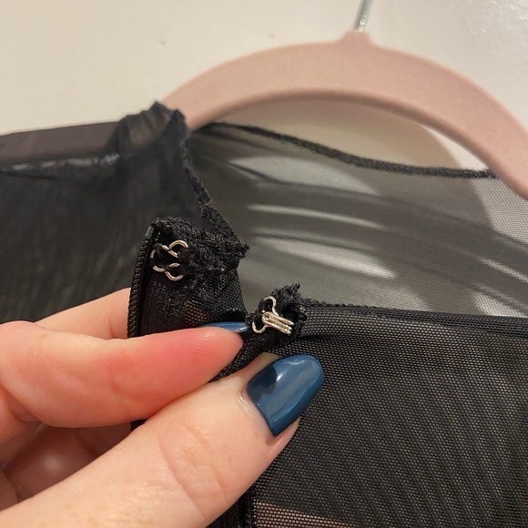 OhPolly black mesh mini dress - Picture 6 of 7